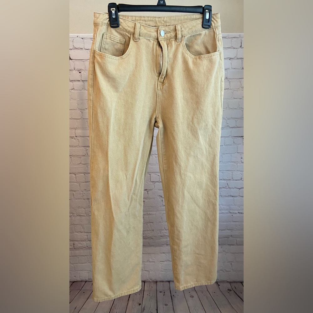 Women’s Dazy Tan Denim Jeans Size L (9/10)